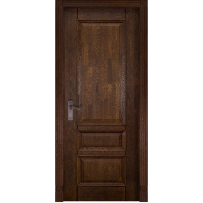 Дверь Аристократ 1 массив дуба, античный орех