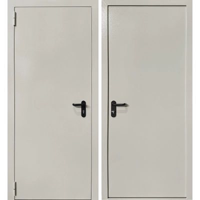 Дверь противопожарная, металлическая EI60 ral 7035