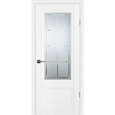 Дверь PSC-37 Белый со стеклом