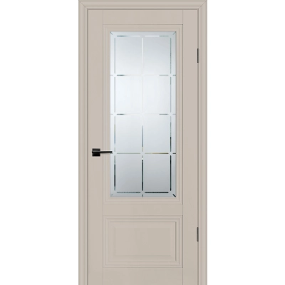 Дверь PSC-37 Шеллгрей со стеклом