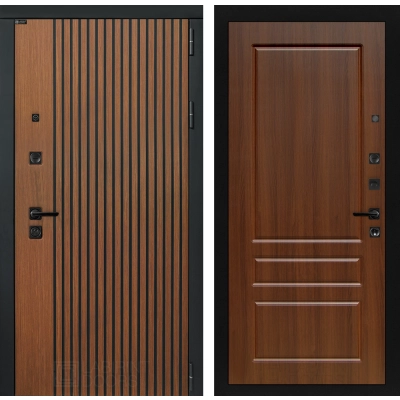 Входная дверь STORM 03 - Орех бренди