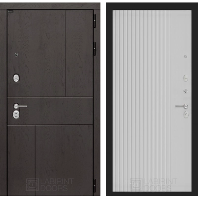 Входная дверь URBAN 29 - Белый рельеф софт