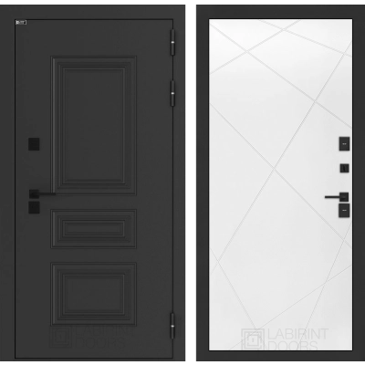 Входная дверь Аляска Лайт 24 - Белый софт