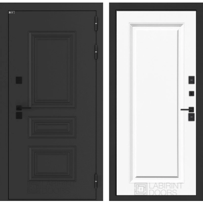 Входная дверь Аляска Лайт 27 - Эмаль RAL 9003