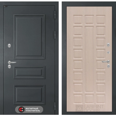 Входная дверь Атлантик 04 - Беленый дуб