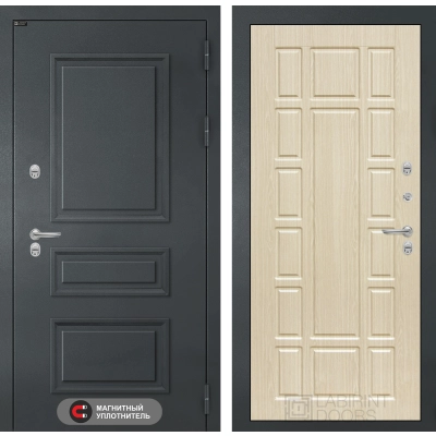 Входная дверь Атлантик 12 - Беленый дуб