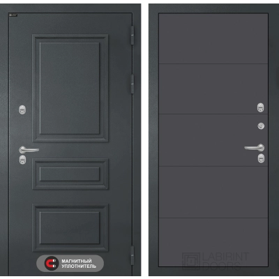 Входная дверь Атлантик 13 - Графит софт