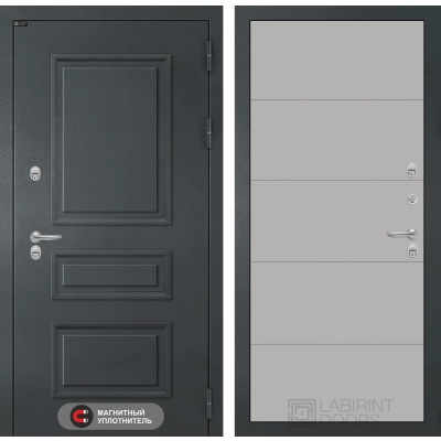 Входная дверь Атлантик 13 - Грей софт