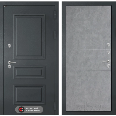 Входная дверь Атлантик 21 - Бетон светлый