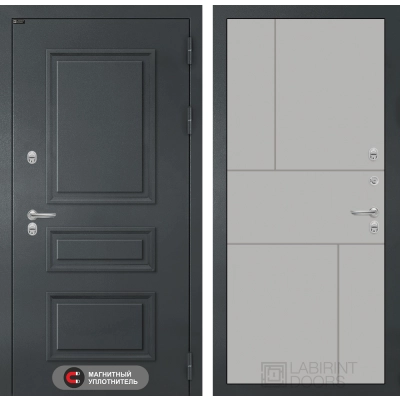 Входная дверь Атлантик 21 - Грей софт