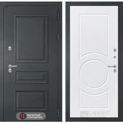 Входная дверь Атлантик 23 - Белый софт