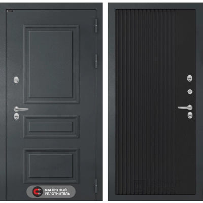 Входная дверь Атлантик 29 - Черный кварц