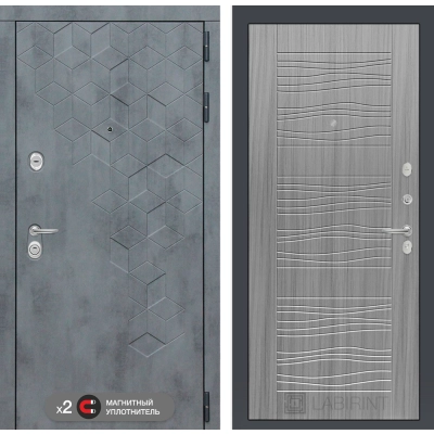 Входная дверь Бетон 06 - Сандал серый