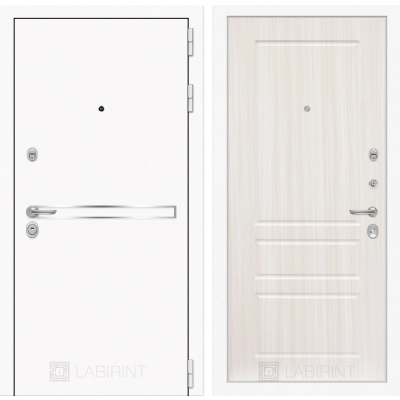 Входная дверь Лайн WHITE 03 - Сандал белый