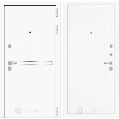 Входная дверь Лайн WHITE 07 - Белое дерево