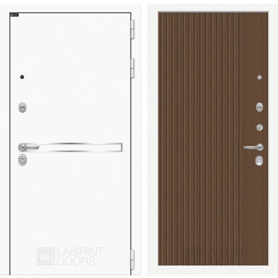 Входная дверь Лайн WHITE 29 - Дуб кантри темный