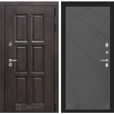 Входная дверь Лондон 24 - Графит софт