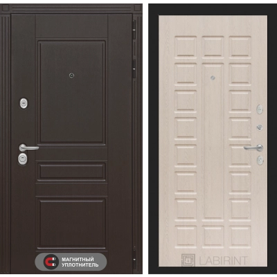 Входная дверь Мегаполис 04 - Беленый дуб