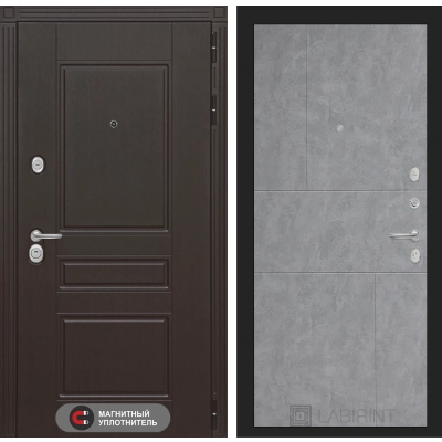 Входная дверь Мегаполис 21 - Бетон светлый