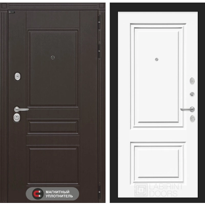 Входная дверь Мегаполис 26 - Эмаль RAL 9003