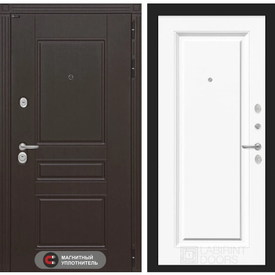 Входная дверь Мегаполис 27 - Эмаль RAL 9003