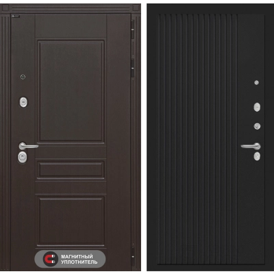 Входная дверь Мегаполис 29 - Черный кварц