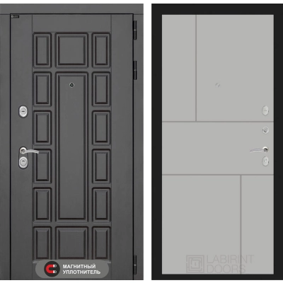 Входная дверь Нью-Йорк 21 - Грей софт