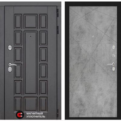 Входная дверь Нью-Йорк 24 - Бетон светлый