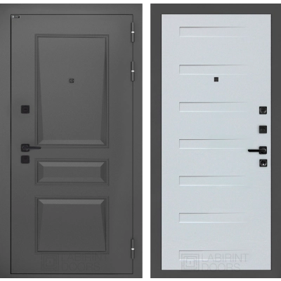 Входная дверь Орлеан 14 - Дуб кантри белый горизонт