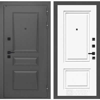 Входная дверь Орлеан 26 - Эмаль RAL 9003