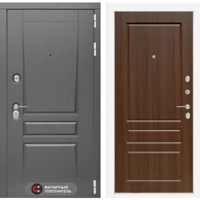 Входная дверь Платинум 03 - Орех бренди