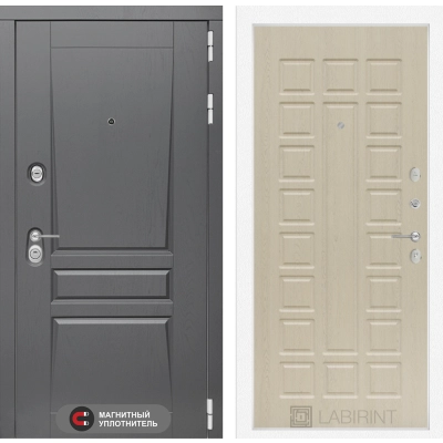 Входная дверь Платинум 04 - Беленый дуб