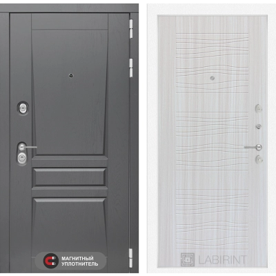 Входная дверь Платинум 06 - Сандал белый