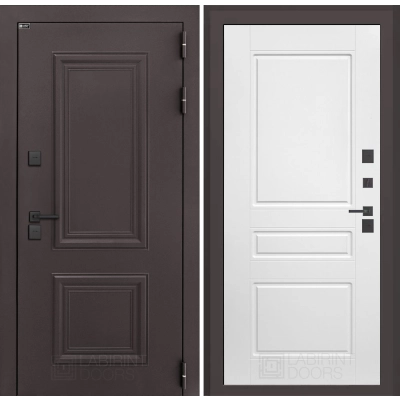 Входная дверь Полярис лайт 03 - Белый софт