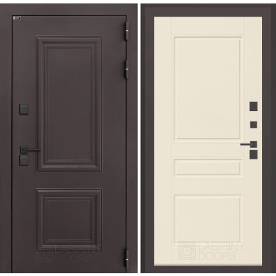 Входная дверь Полярис лайт 03 - Крем софт