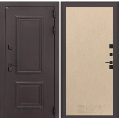 Входная дверь Полярис лайт 05 - Венге светлый