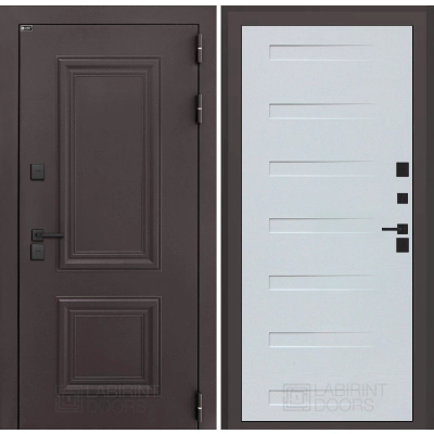 Входная дверь Полярис лайт 14 - Дуб кантри белый горизонт