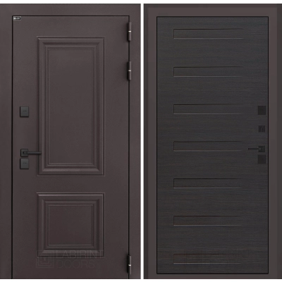 Входная дверь Полярис лайт 14 - Эковенге горизонтальный