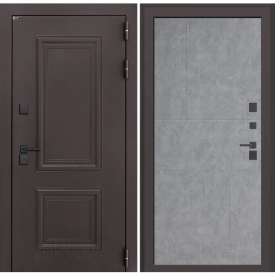 Входная дверь Полярис лайт 21 - Бетон светлый