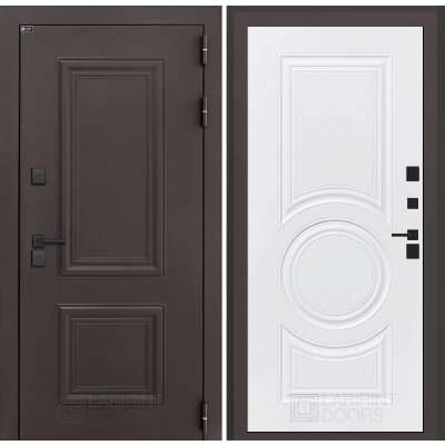 Входная дверь Полярис лайт 23 - Белый софт