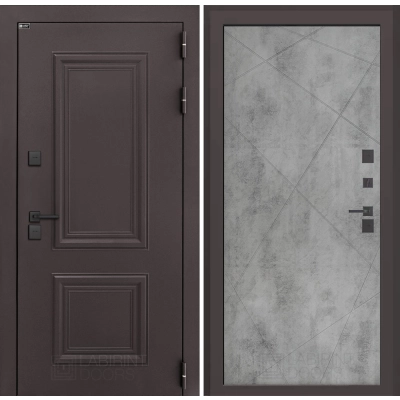 Входная дверь Полярис лайт 24 - Бетон светлый