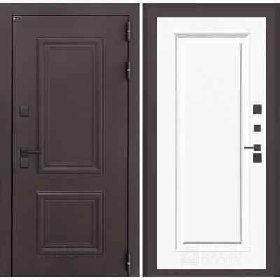 Входная дверь Полярис лайт 27 - Эмаль RAL 9003