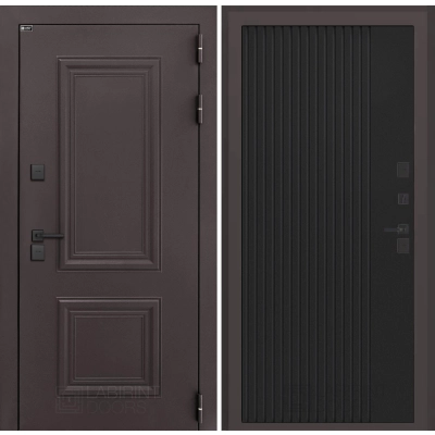 Входная дверь Полярис лайт 29 - Черный кварц