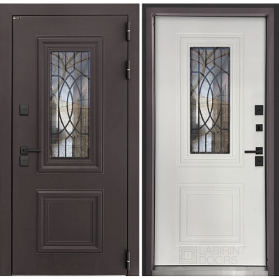 Входная дверь Сияна коричневая 8019