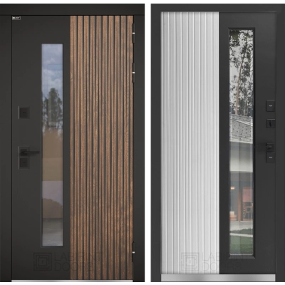 Входная дверь Скандия для улицы со стеклом