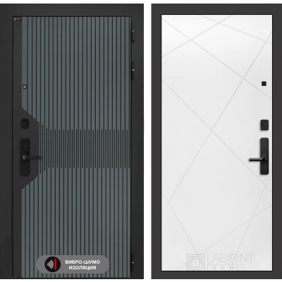 Входная дверь Смартлаб 24 - Белый софт