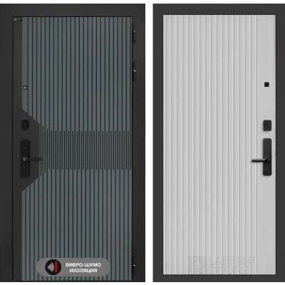 Входная дверь Смартлаб 29 - Белый рельеф софт