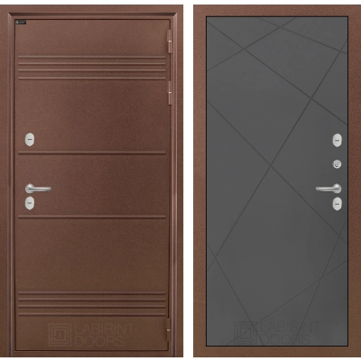 Входная дверь Термо Лайт 24 - Графит софт