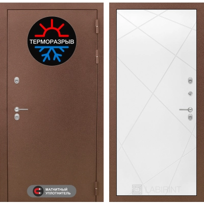 Входная дверь Термо Магнит 24 - Белый софт