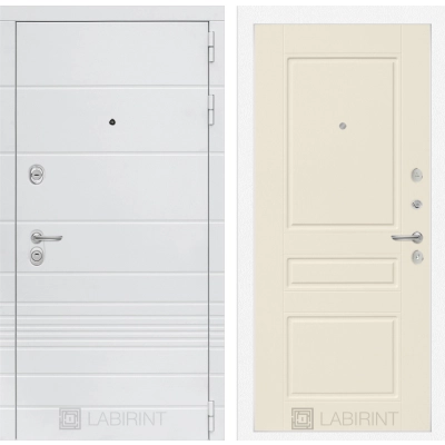 Входная дверь Трендо 03 - Крем софт